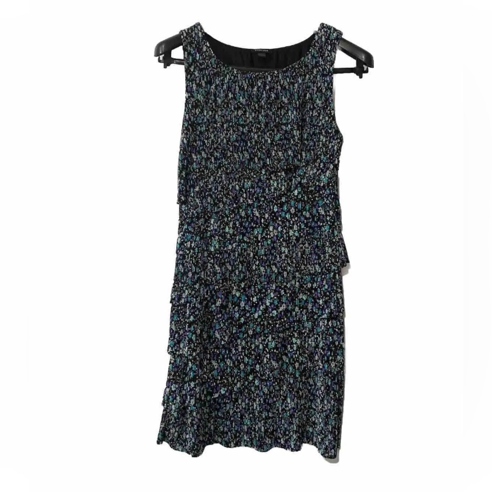 Women’s Cocktail Tiered Floral Dress, Size Small